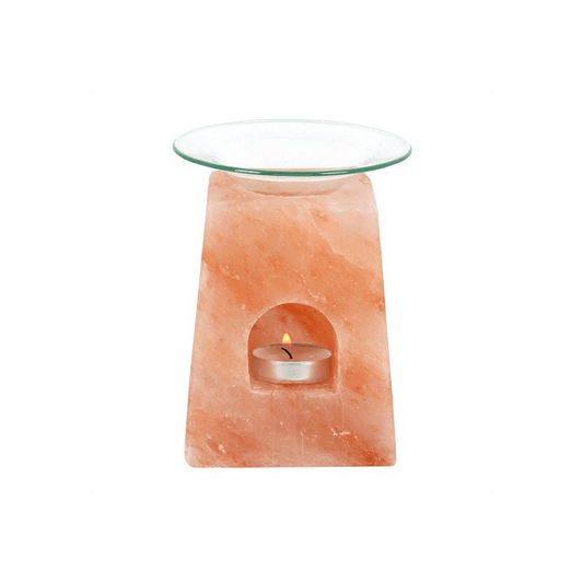 Pyramid Himalayan Salt Oil Burner - DuvetDay.co.uk