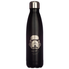 Reusable Stainless Steel Insulated Drinks Bottle 500ml - The Original Stormtrooper Black - DuvetDay.co.uk