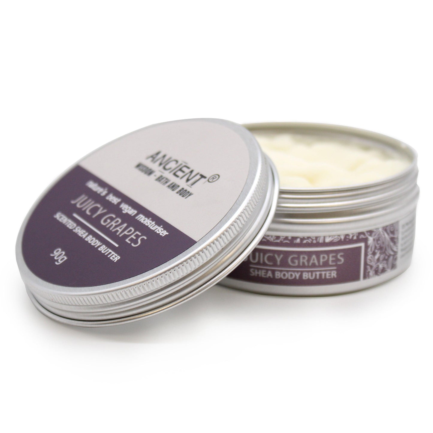 Scented Shea Body Butter 90g - Juicy Grapes - DuvetDay.co.uk