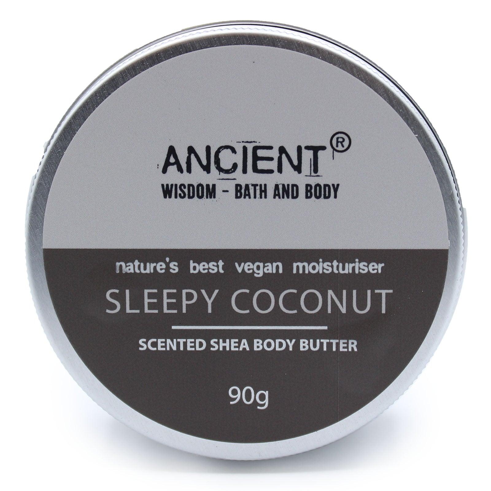 Scented Shea Body Butter 90g - Sleepy Coconut - DuvetDay.co.uk