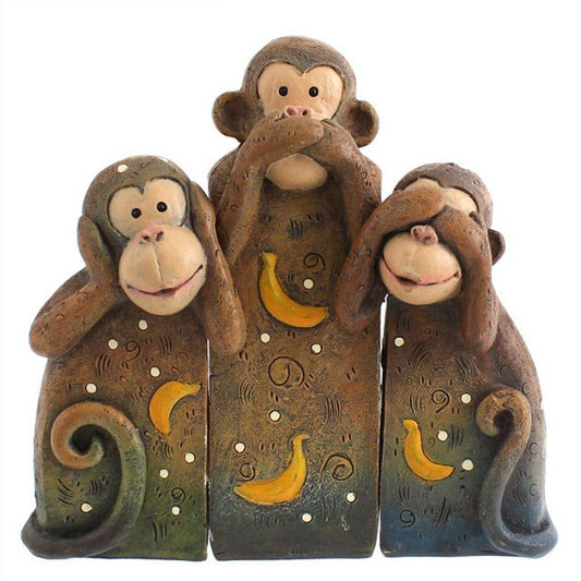 See, Speak, Hear No Evil Monkeys - DuvetDay.co.uk