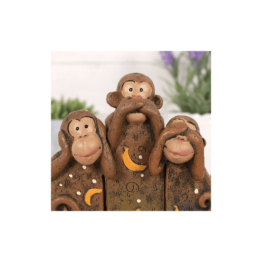 See, Speak, Hear No Evil Monkeys - DuvetDay.co.uk