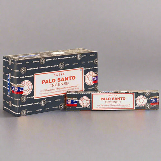 Set of 12 Packets of Palo Santo Incense Sticks by Satya - DuvetDay.co.uk