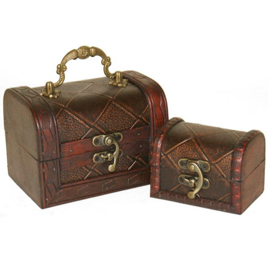 Set of 2 Diamond Chests - DuvetDay.co.uk