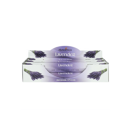 Set of 6 Packets of Elements Lavender Incense Sticks - DuvetDay.co.uk