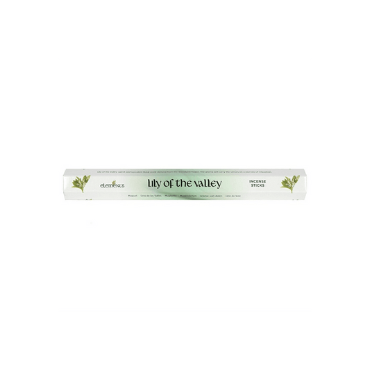 Set of 6 Packets of Elements Lily of the Valley Incense Sticks - DuvetDay.co.uk