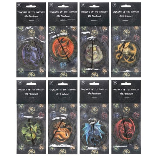 Set of 8 Dragons of the Sabbats Air Fresheners - DuvetDay.co.uk