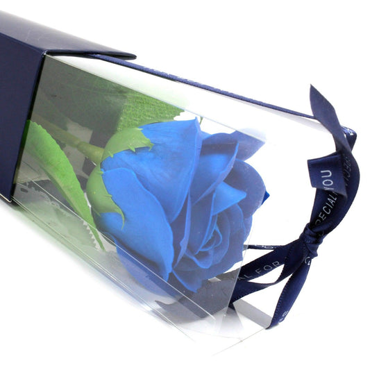 Single Rose - Blue Rose - DuvetDay.co.uk