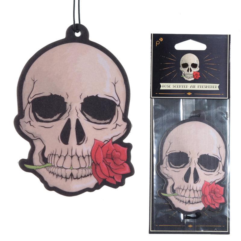 Skulls & Roses Rose Scented Air Freshener - DuvetDay.co.uk