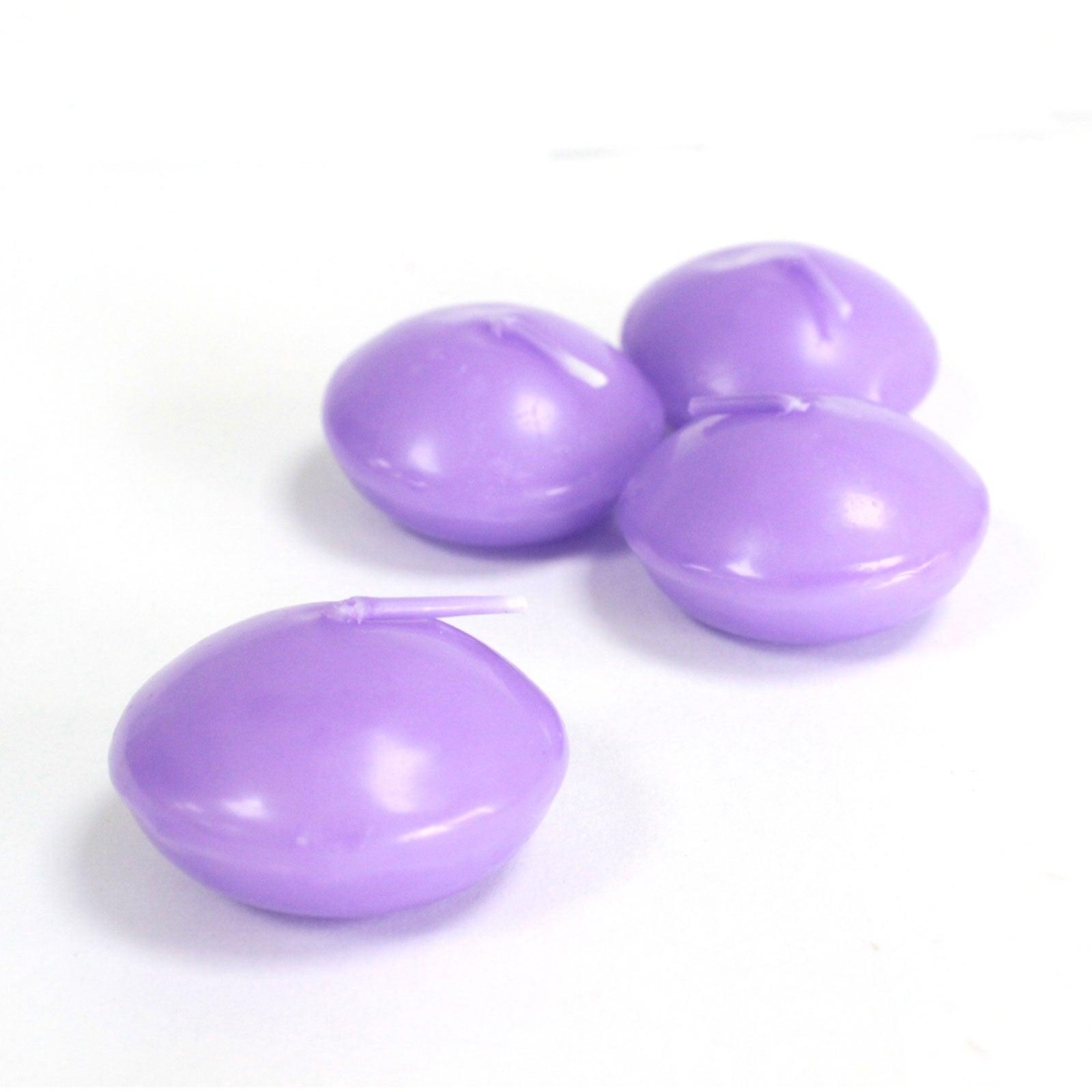 Small Floating Candle - Lilac - DuvetDay.co.uk