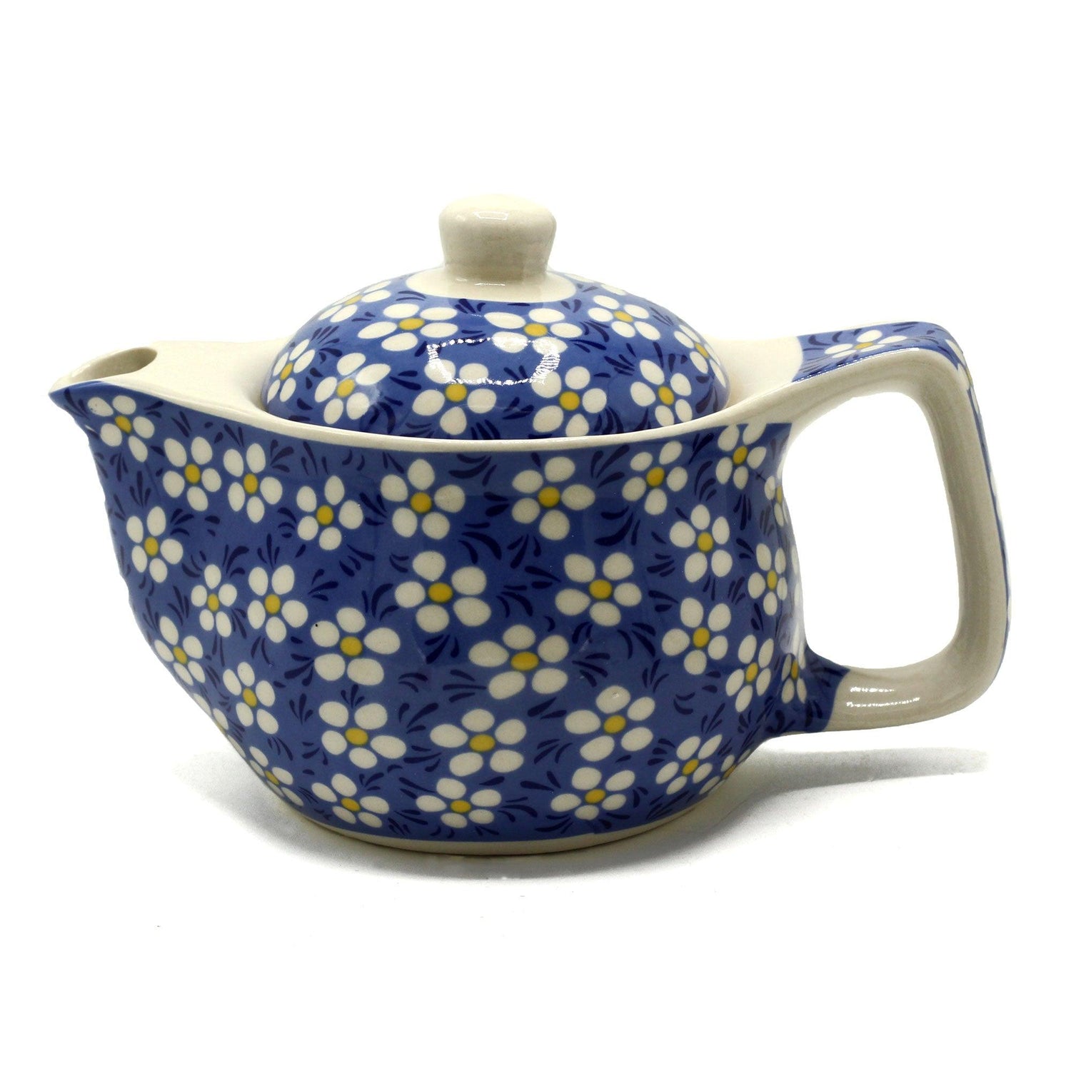 Small Herbal Teapot - Blue Daisey - DuvetDay.co.uk