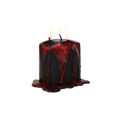 Small Vampire Blood Pillar Candle - DuvetDay.co.uk