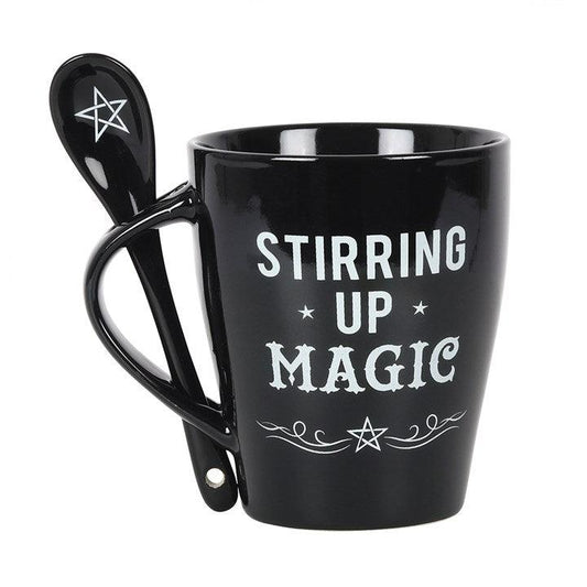 Stirring Up Magic Mug and Spoon Set - DuvetDay.co.uk