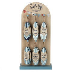 Surf's Up Mini Surfboard Signs - DuvetDay.co.uk