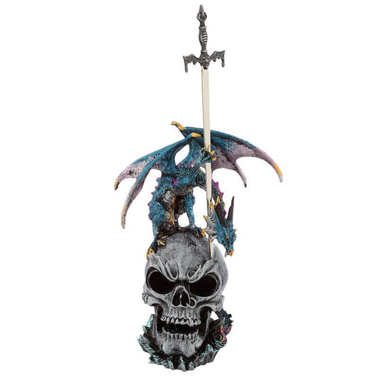 Sword Master Dark Legends Dragon Figurine - DuvetDay.co.uk