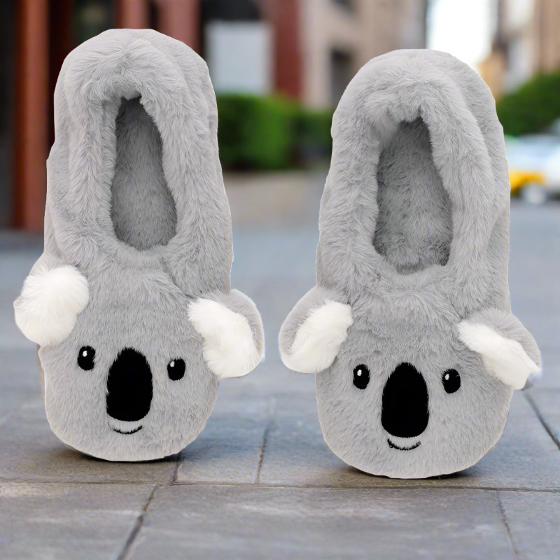 Toesties Heat Wheat Pack Warmer Slippers - Koala