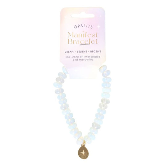 Opalite Manifestation Bracelet - DuvetDay.co.uk