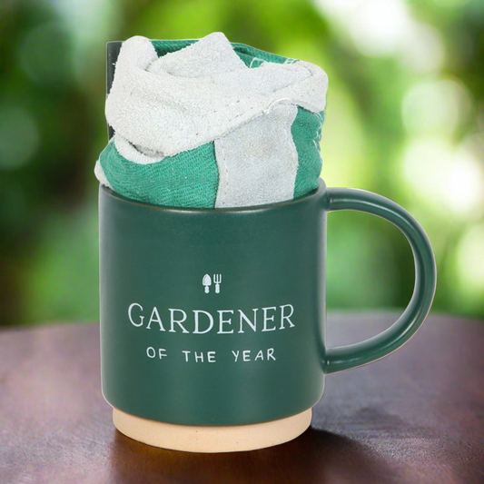 Gardener of the Year Mug and Glove Set