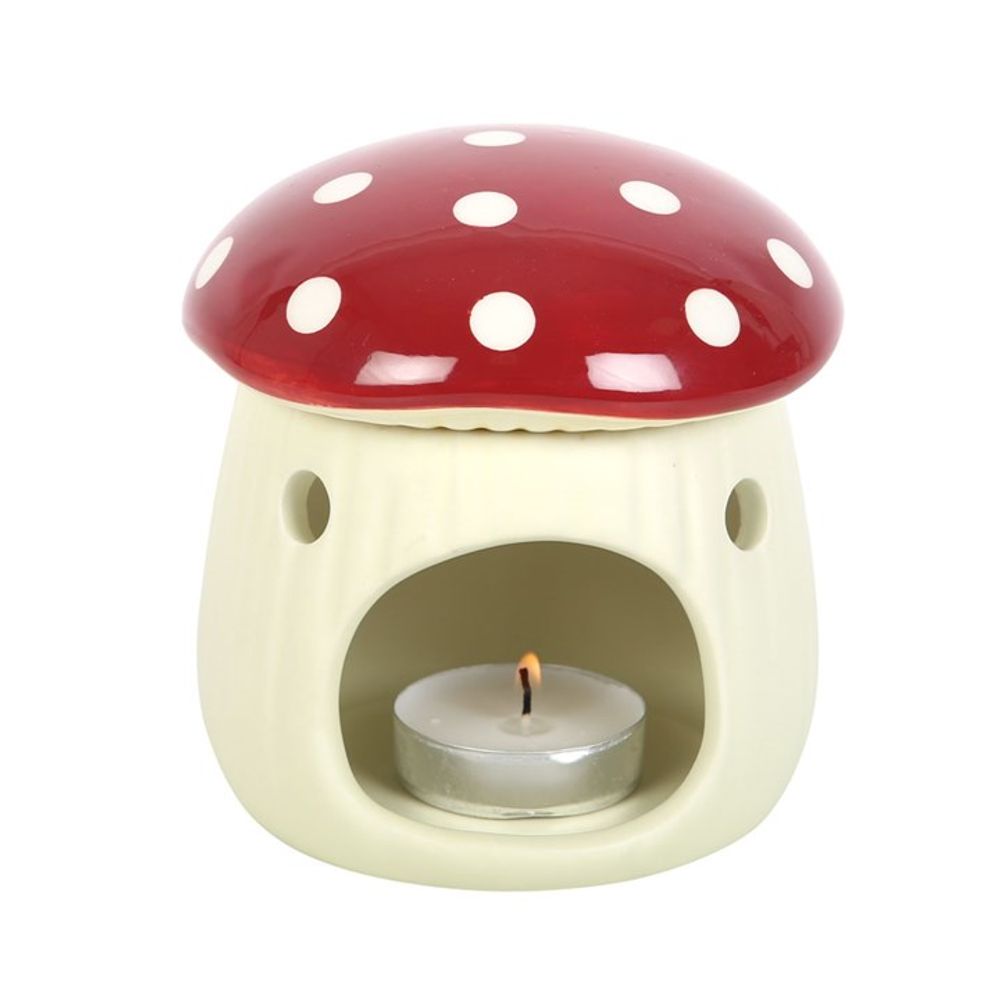 Mushroom Shaped Oil Burner and Wax Warmer - DuvetDay.co.uk