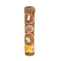 9in Ritual Wand Smudge Stick with Rosemary, Palo Santo and Quartz - DuvetDay.co.uk