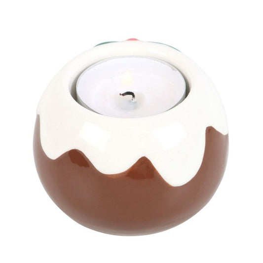 Christmas Pudding Tealight Candle Holder