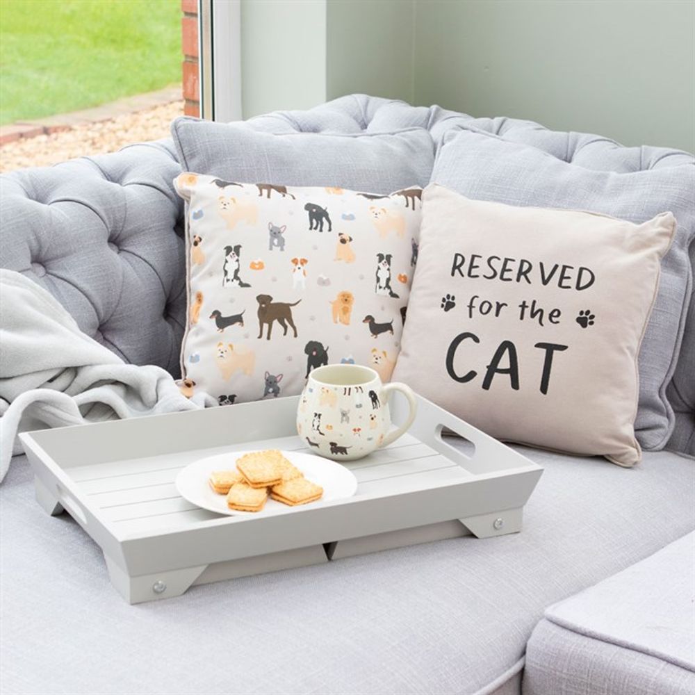 Reserved for the Cat Reversible Cushion