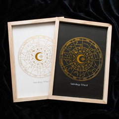 Off White Astrology Wheel Framed Wall Art Print