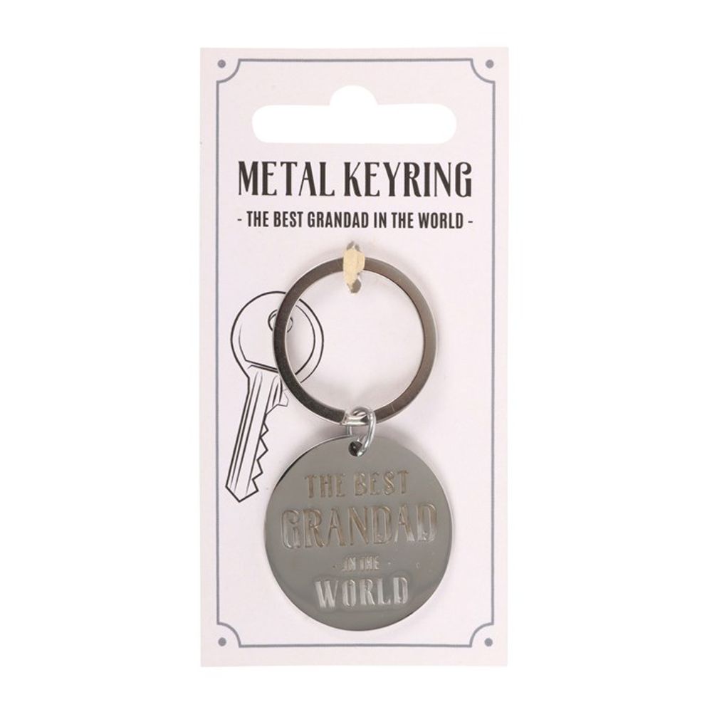 Best Grandad in the World Keyring - DuvetDay.co.uk