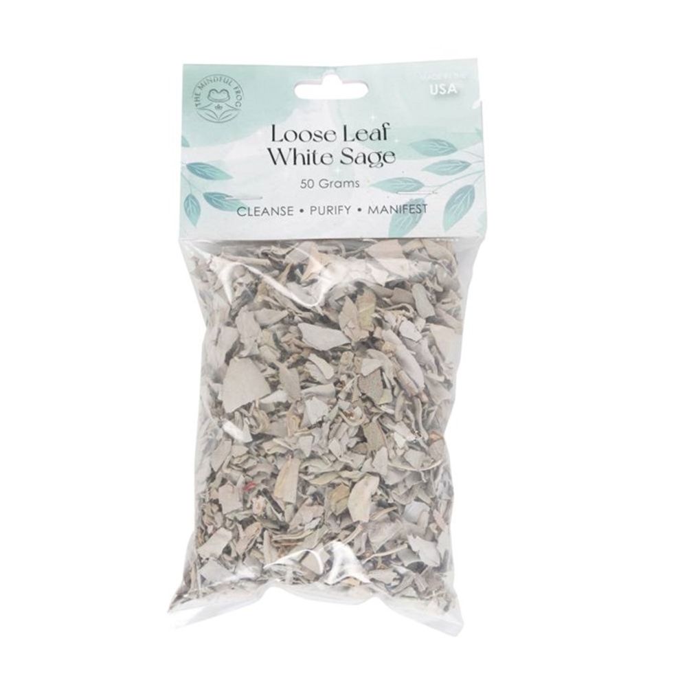 50g Loose Leaf White Sage - DuvetDay.co.uk