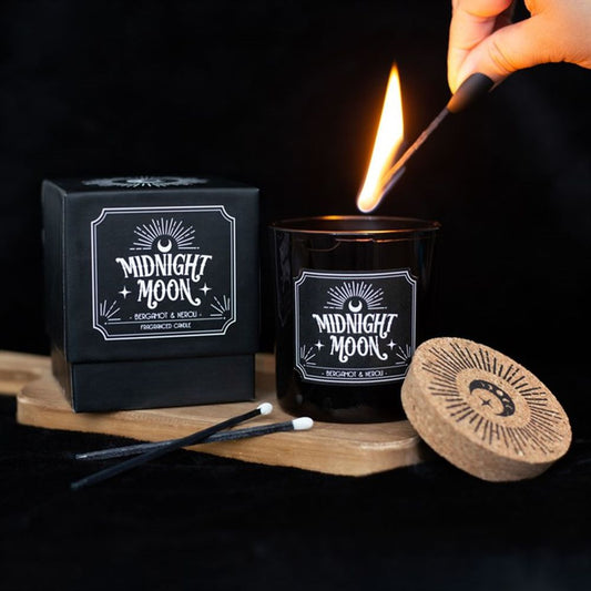 Midnight Moon Bergamot & Neroli Candle - DuvetDay.co.uk