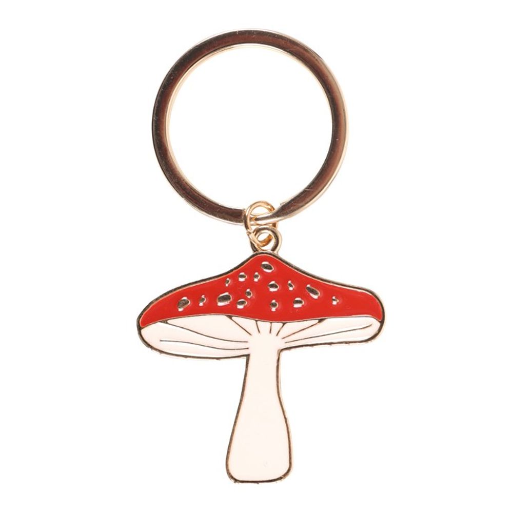 Lucky Toadstool Keyring - DuvetDay.co.uk