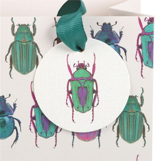 23cm Medium Beetle Print Gift Bag