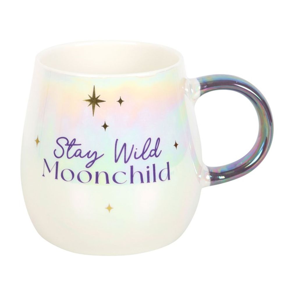 Stay Wild Moon Child Rounded Mug - DuvetDay.co.uk