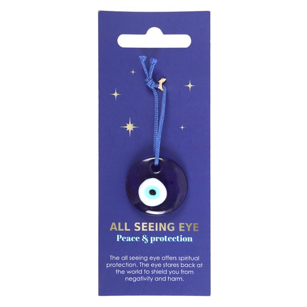 Glass All Seeing Eye Protection Charm