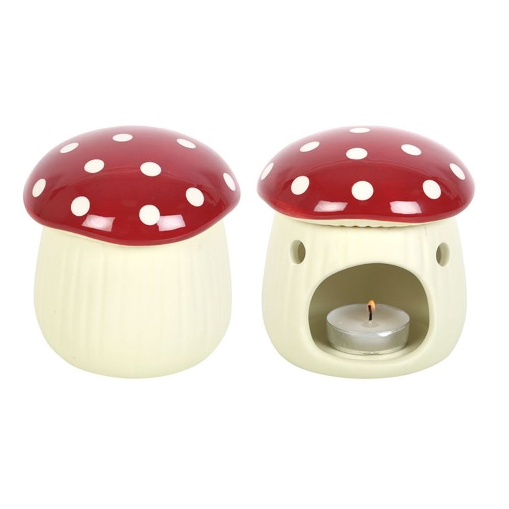 Mushroom Shaped Oil Burner and Wax Warmer - DuvetDay.co.uk