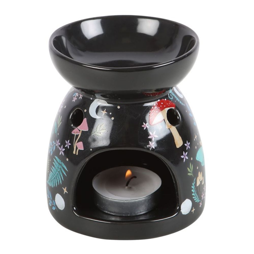 Dark Forest Print Oil Burner - DuvetDay.co.uk