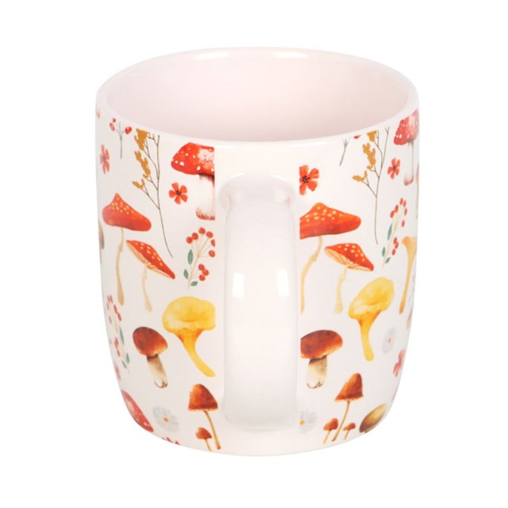 All Over Mushroom Print Mug - DuvetDay.co.uk