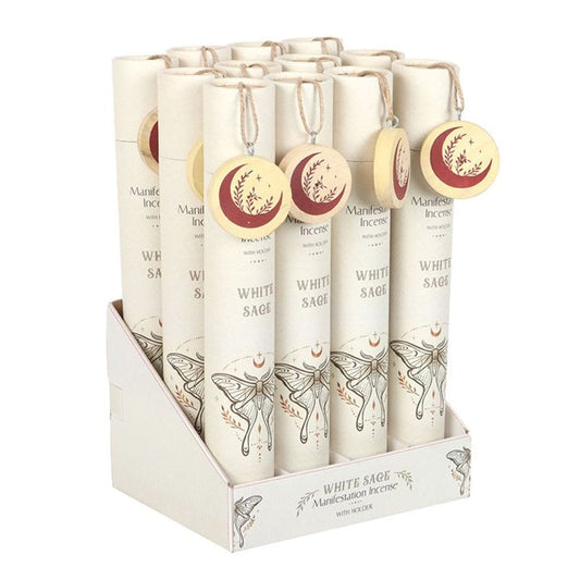 Set of 12 White Sage Manifestation Incense Stick Gift Sets