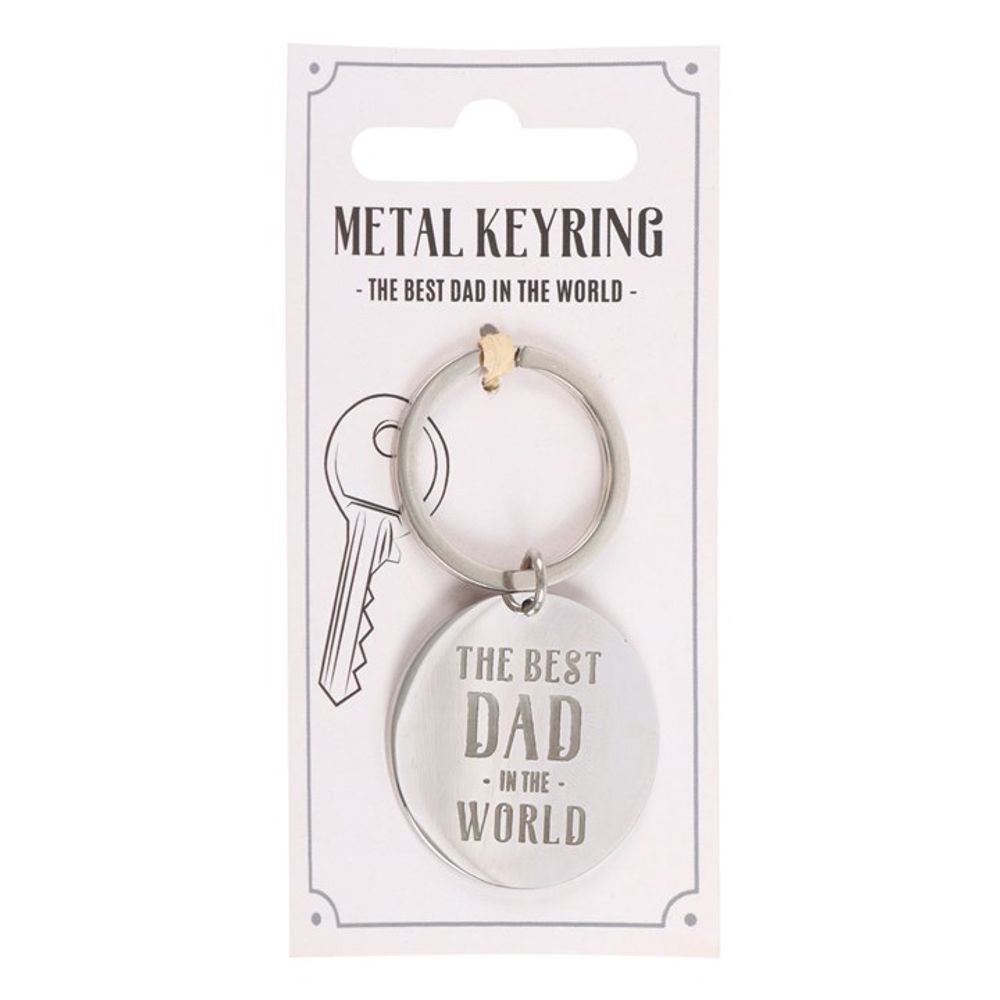 Best Dad in the World Keyring - DuvetDay.co.uk