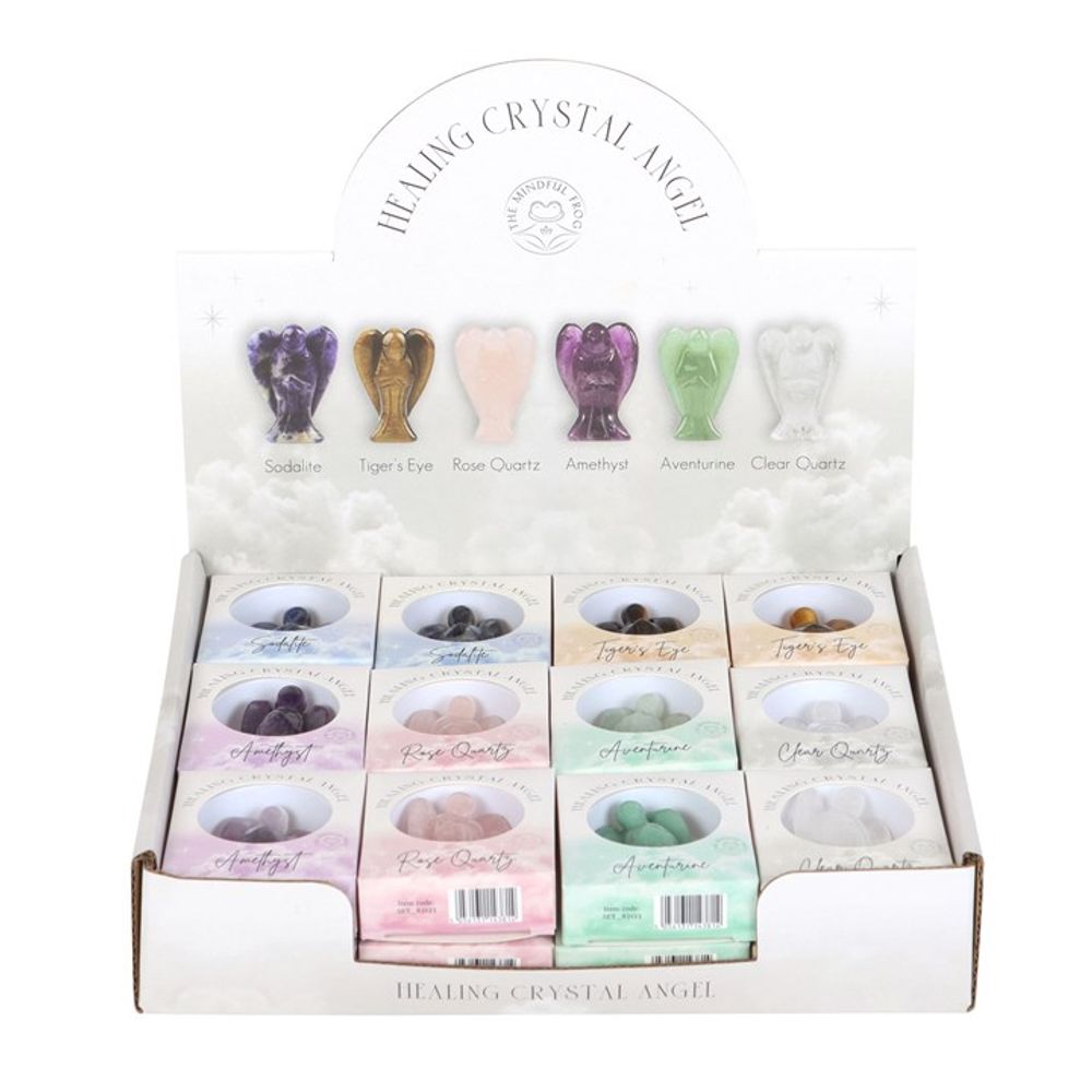 Set of 24 Healing Crystal Angels - DuvetDay.co.uk