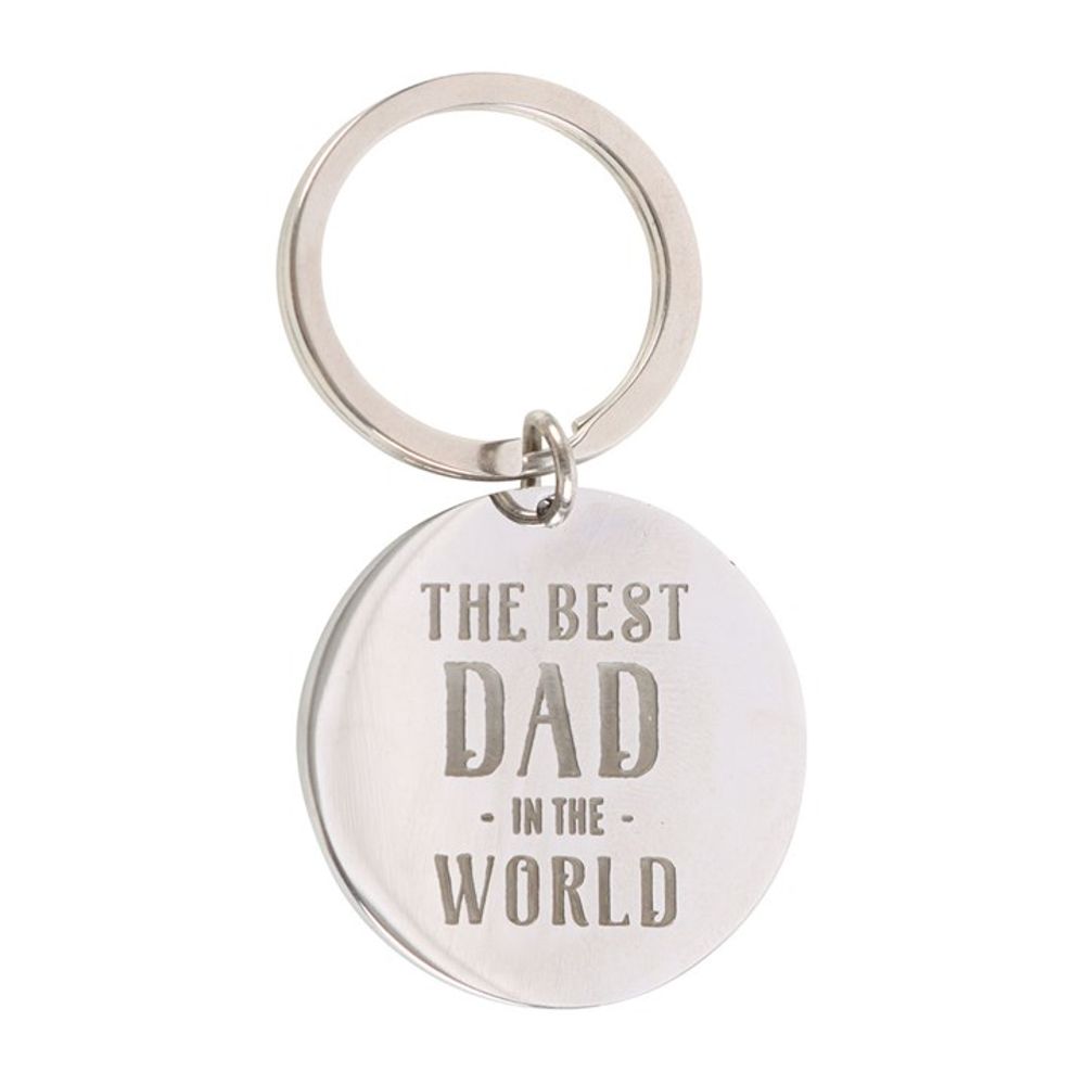 Best Dad in the World Keyring - DuvetDay.co.uk