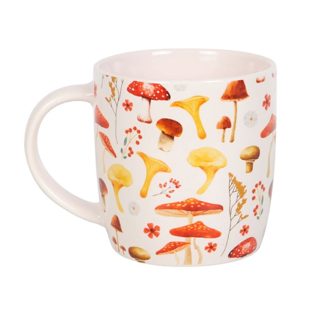 All Over Mushroom Print Mug - DuvetDay.co.uk