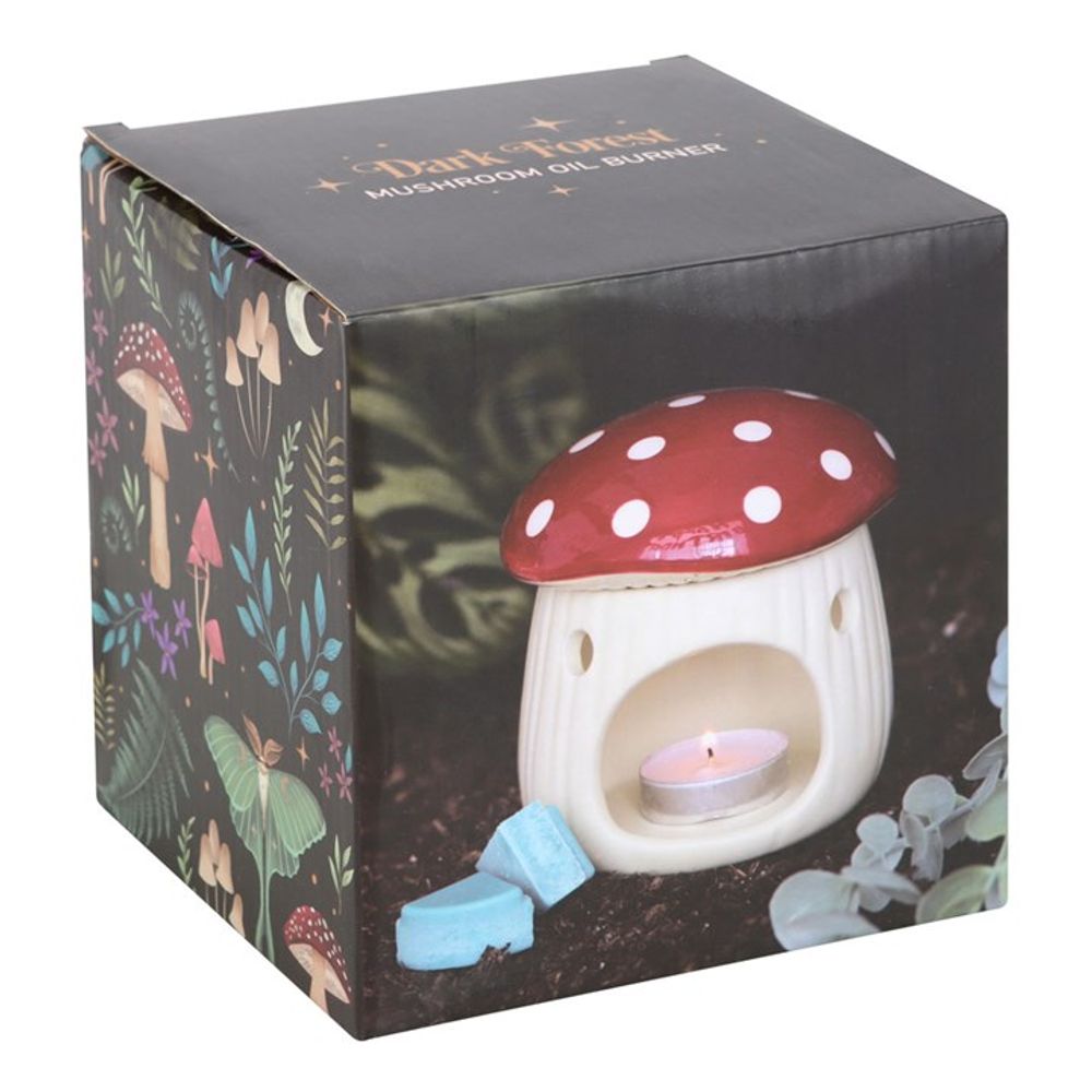 Mushroom Shaped Oil Burner and Wax Warmer - DuvetDay.co.uk