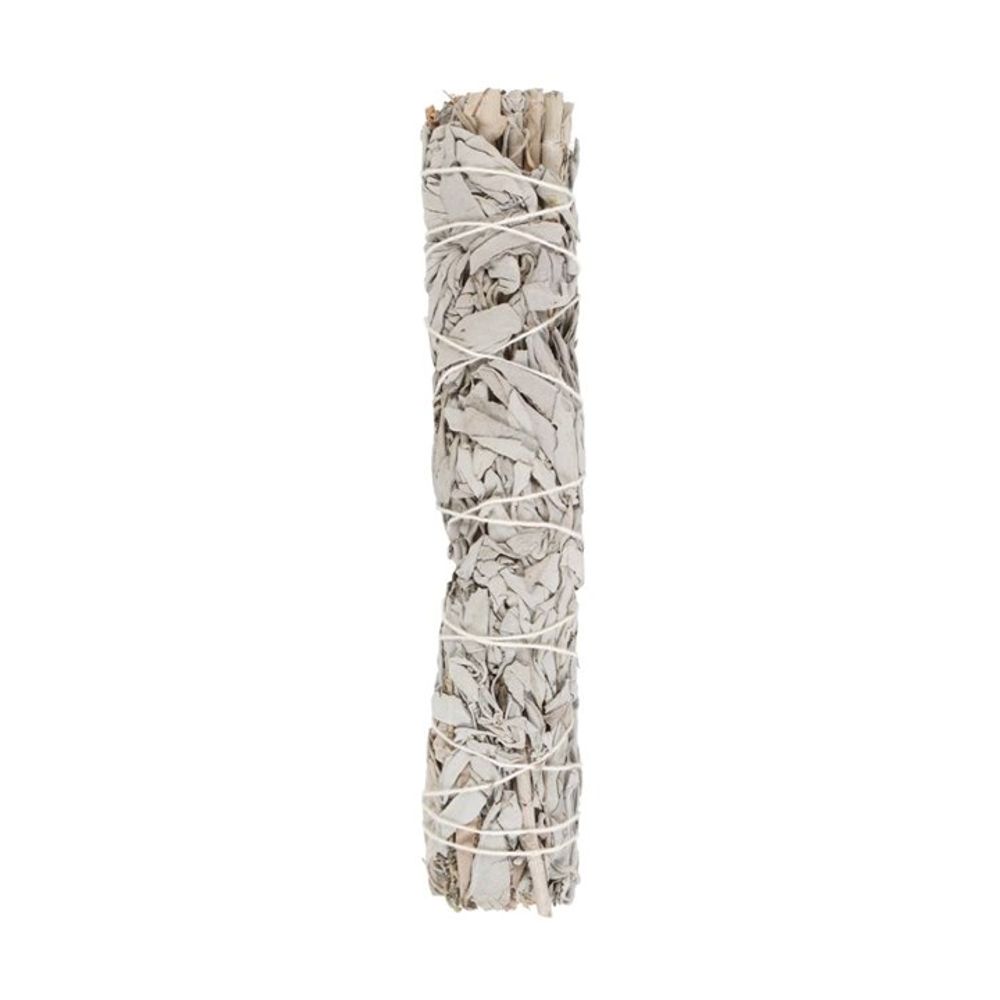 22.5cm Large White Sage Smudge Stick Wand - DuvetDay.co.uk