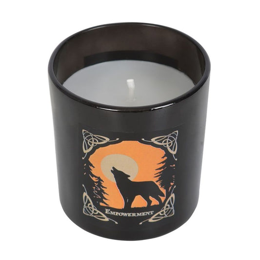 'Wolf Song' Empowerment Candle by Lisa Parker - DuvetDay.co.uk