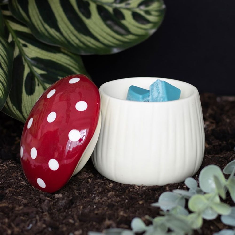 Mushroom Shaped Oil Burner and Wax Warmer - DuvetDay.co.uk