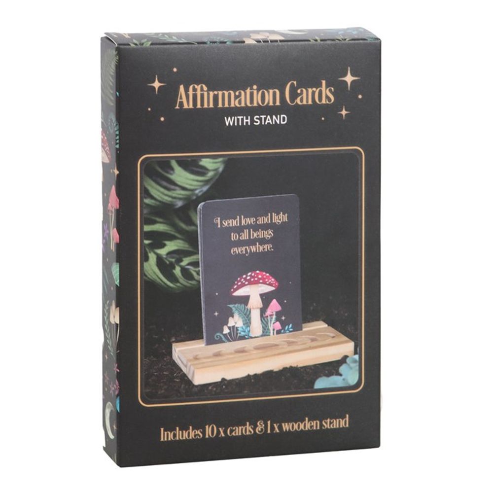 Affirmation Cards with Wooden Stand - DuvetDay.co.uk