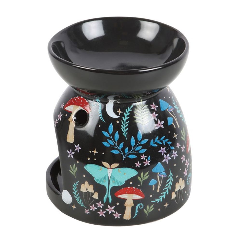 Dark Forest Print Oil Burner - DuvetDay.co.uk