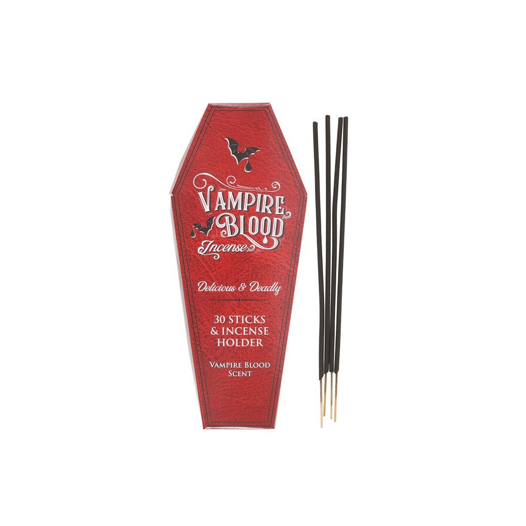 Vampire Blood Incense Sticks and Coffin Holder