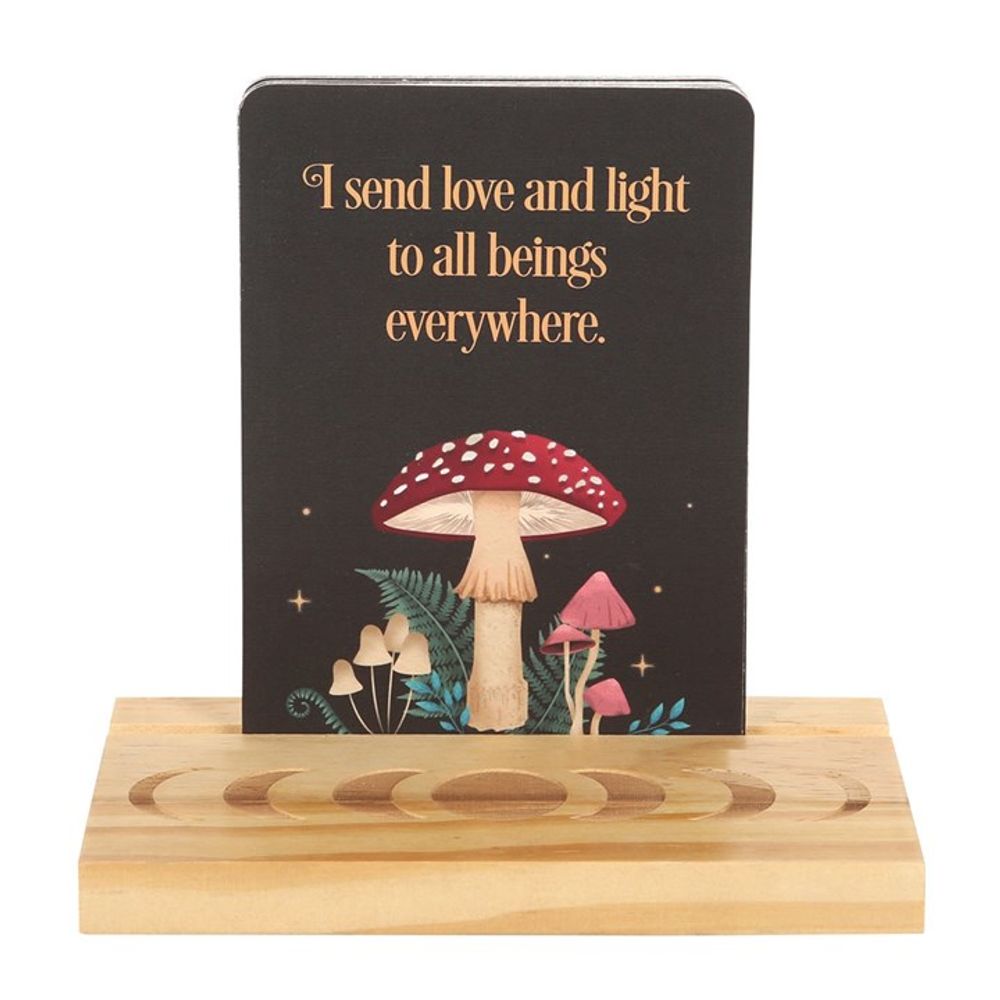 Affirmation Cards with Wooden Stand - DuvetDay.co.uk